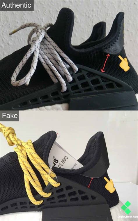 adidas human race red fake|How To Spot Real Vs. Fake Pharrell Williams Human Race NMD.